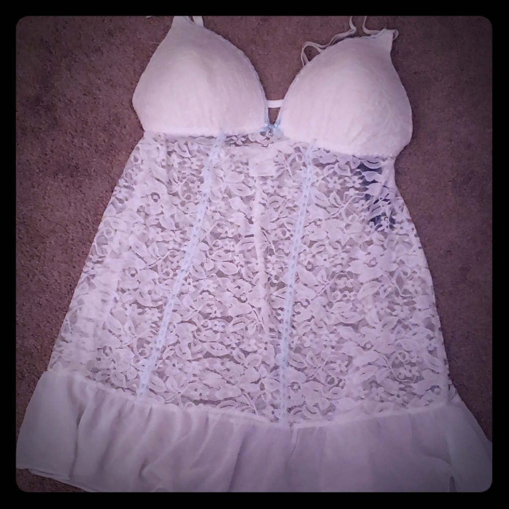 NWT Apt. 9 White Lace Teddy